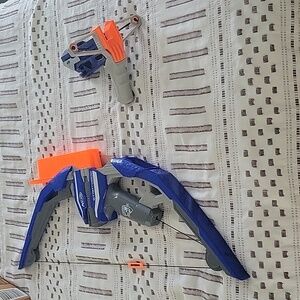 Nerf Stratobow and Nerf Slingstrike